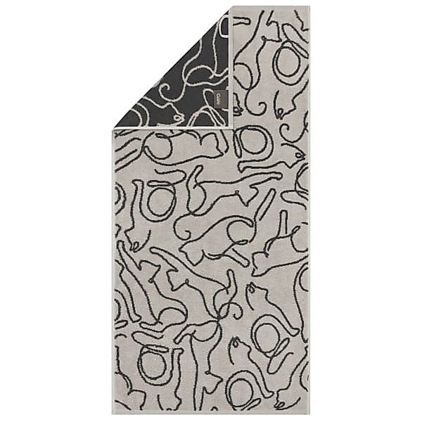 Cawö Handtücher CUTE CATS EDITION Cats 6264 - Farbe: platin/basalt - 70 - D günstig online kaufen