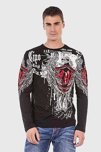 Cipo & Baxx Sweater Sweatshirts mit trendigen Print günstig online kaufen