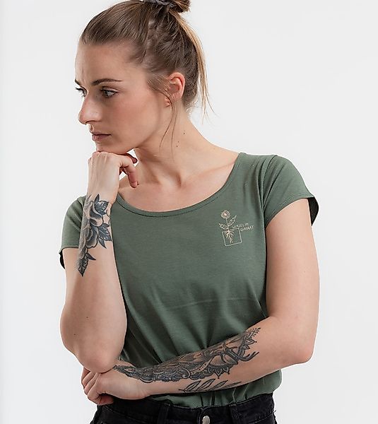 T-shirt Asheville - Wurzel Im Quadrat - Aus Biobaumwolle günstig online kaufen