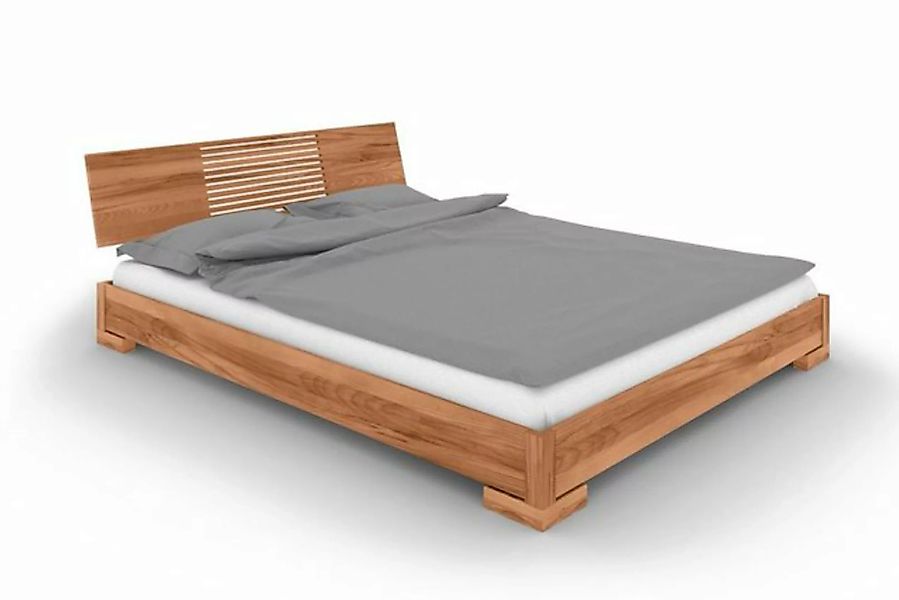 byoak Bett VENTO E-5 80 x 210 aus Massivholz, mit Holzkopfteil, Naturgeölt günstig online kaufen