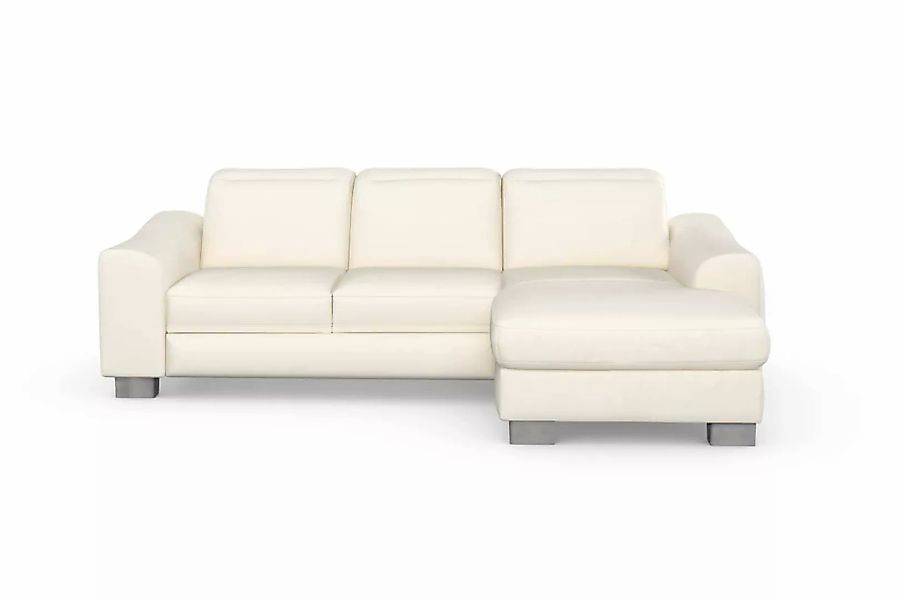 sit&more Ecksofa »Dundee L-Form«, mit Federkern und Edelstahlfüßen, wahlwei günstig online kaufen