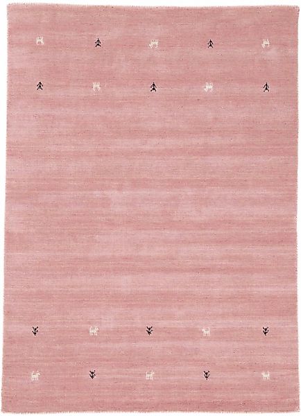 carpetfine Wollteppich »Gabbeh Uni, auch als Läufer und Rund erhältlich«, r günstig online kaufen