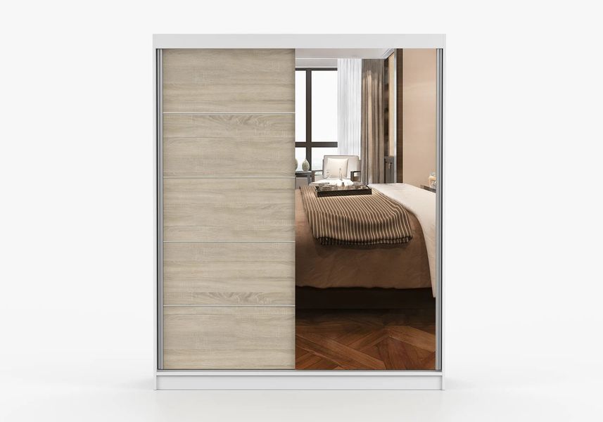 imoebel24 Schwebetürenschrank BONO 05 160 cm günstig online kaufen