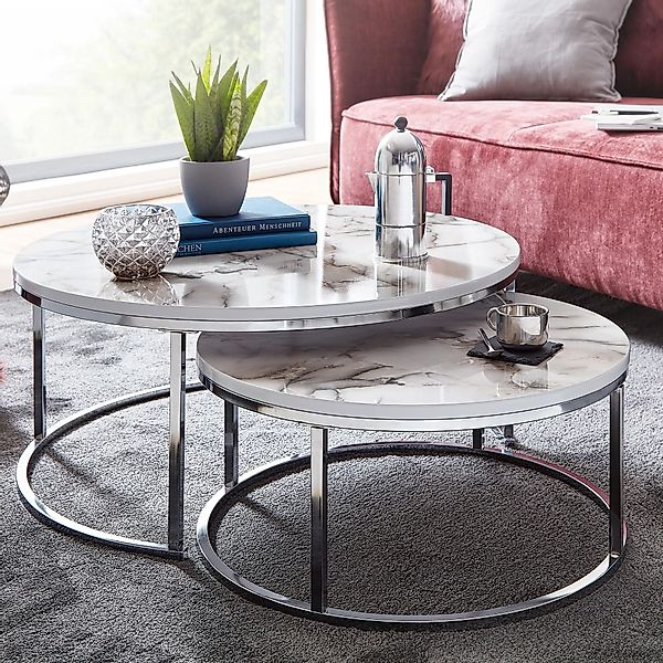 FINEBUY Satztisch Couchtisch Sofatisch 2er Set günstig online kaufen