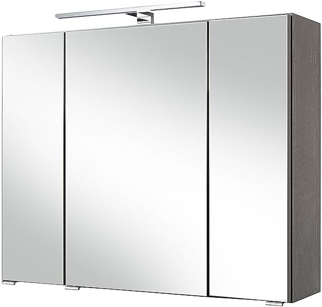 welltime Spiegelschrank "Malibu", Breite 80 cm, mit Spiegeltüren und Türend günstig online kaufen