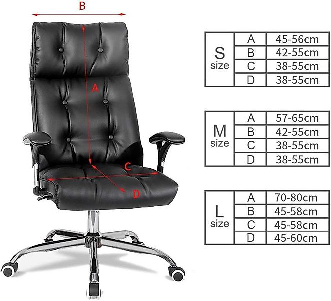Coonoor Bürostuhlhusse Abnehmbare Elastische Universal Stretch günstig online kaufen