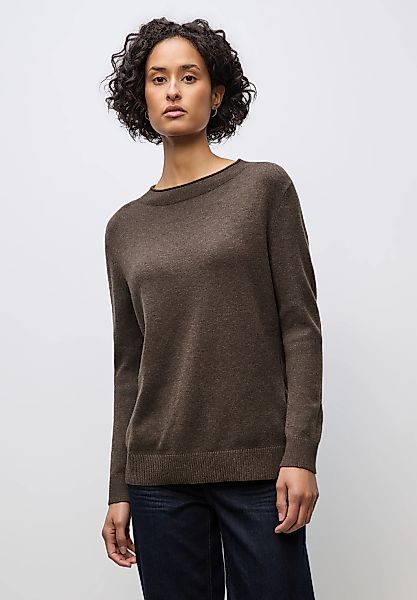 STREET ONE Strickpullover mit feiner Rollkante günstig online kaufen