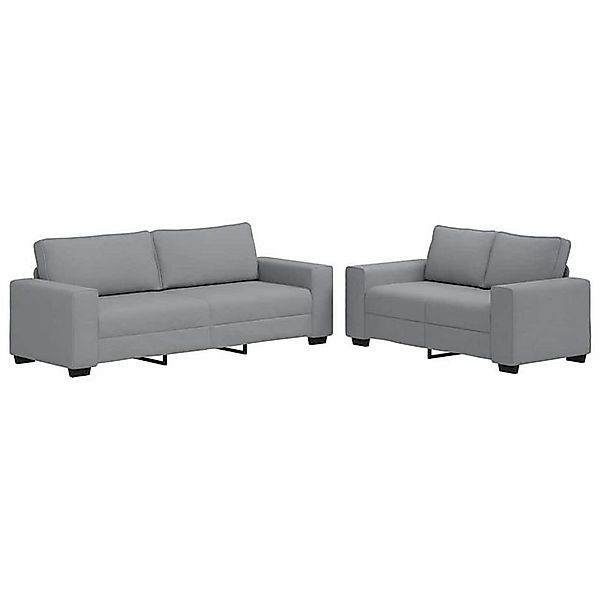 vidaXL Sofa 2-tlg. Sofagarnitur mit Kissen günstig online kaufen