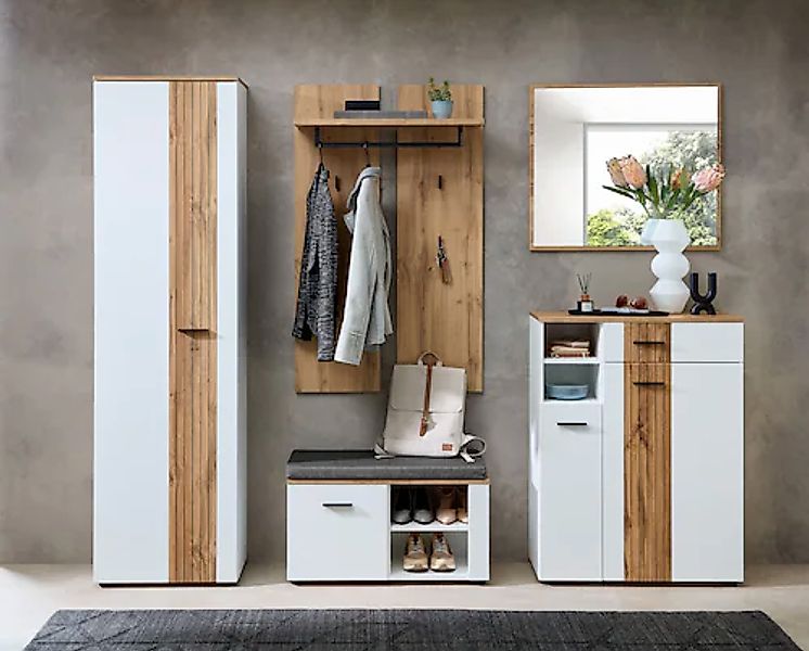 Innostyle Garderoben-Set »Garderobenset Sparks, 247x202x38cm (B/H/T)« 5 Stk günstig online kaufen