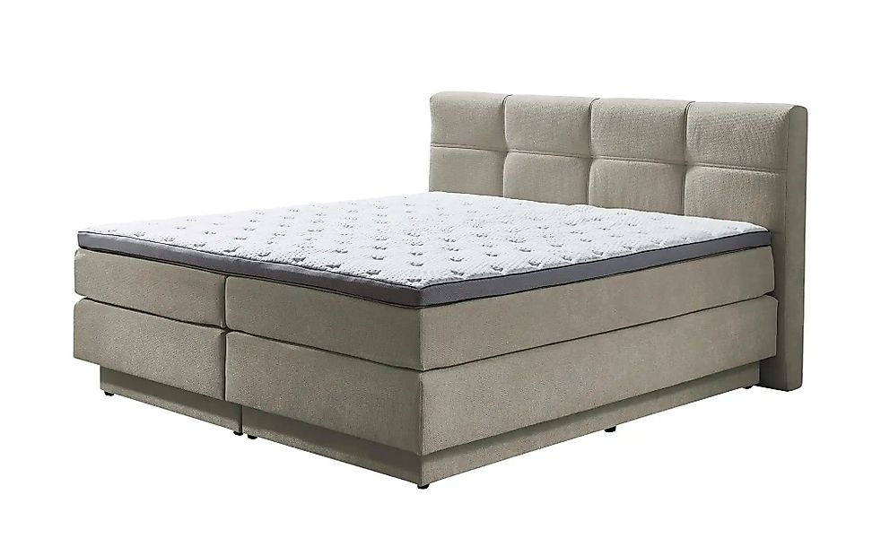 uno Boxspringbett  Chicago ¦ grau ¦ Maße (cm): B: 188 H: 112 Betten > Boxsp günstig online kaufen