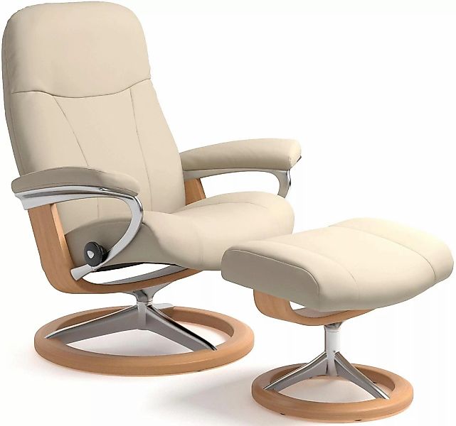 Stressless Relaxsessel "Garda", mit Signature Base, Größe M, Gestell Eichef günstig online kaufen