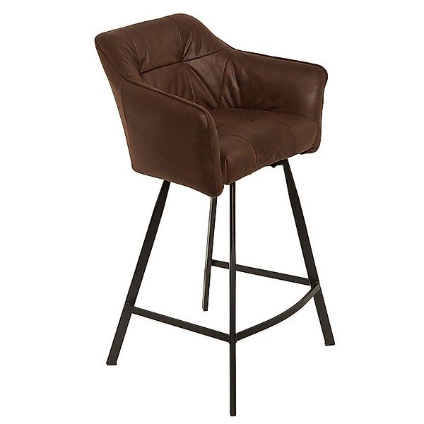 riess-ambiente Barhocker LOFT 100cm antik braun, mit Fußablage günstig online kaufen