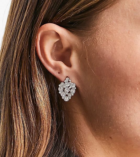 True Decadence – Exklusive Ohrstecker mit Kristallsteinen im Diamant-Design günstig online kaufen