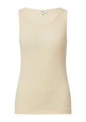 s.Oliver Muscleshirt T-Shirt Slim-Fit-Top mit Rippstruktur günstig online kaufen