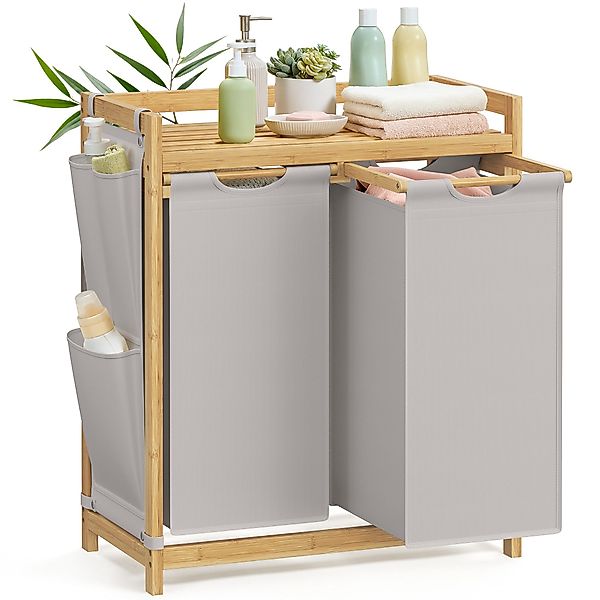 SONGMICS Wäschekorb Wäschekorb, Wäschekorb 2/3/4 Fächer, günstig online kaufen