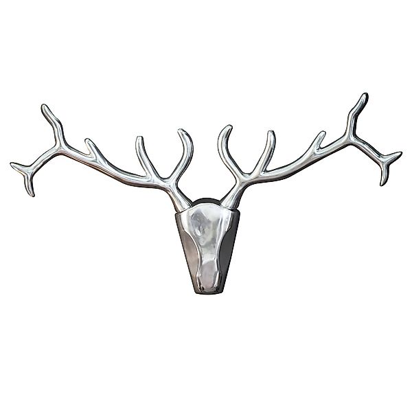 riess-ambiente Wanddekoobjekt VEADO 100 cm silber Aluminium günstig online kaufen