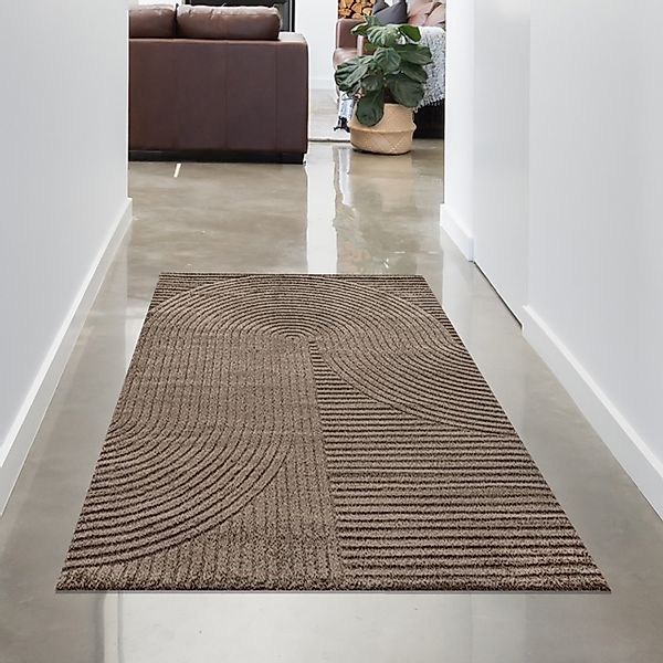 Carpetia Teppich Moderner Teppich mit Bogenmuster günstig online kaufen