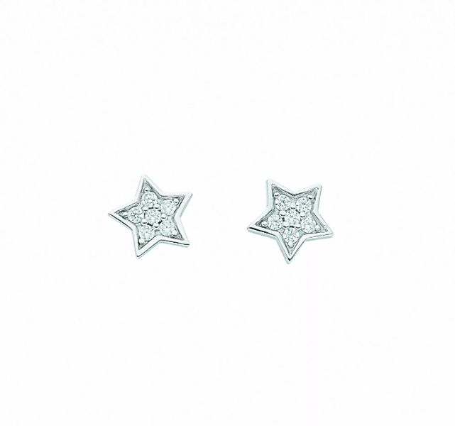 Adelia´s Paar Ohrhänger "1 Paar 925 Silber Ohrringe / Ohrstecker Stern mit günstig online kaufen