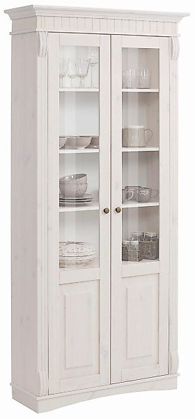 Home affaire Glasvitrine "Teresa", (Maße (B/T/H): ca. 90/32/193 cm), mit 2 günstig online kaufen