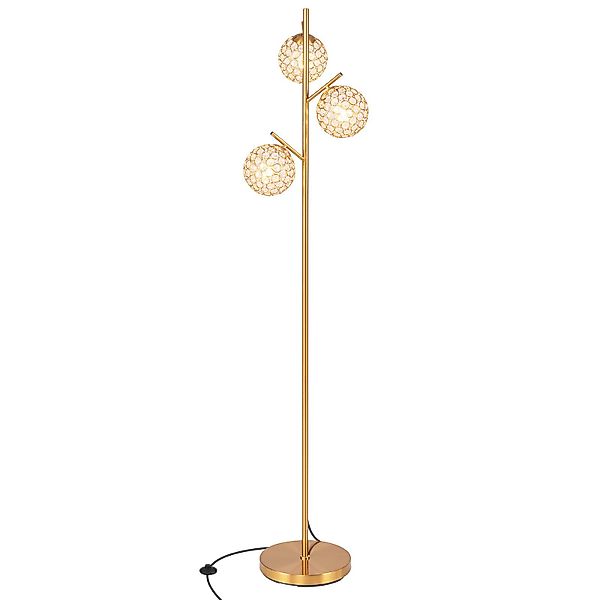 COSTWAY Stehlampe, 169cm, 3-E27-flammig, Fußschalter günstig online kaufen