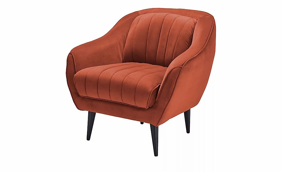 Sessel  Sophia ¦ orange ¦ Maße (cm): B: 86 H: 83 T: 90.0 Polstermöbel > Ses günstig online kaufen