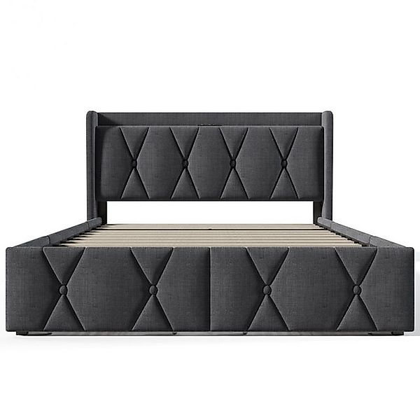 Gotagee Polsterbett Doppelbett Jugendbett Stauraumbett Multifunktionsbett f günstig online kaufen