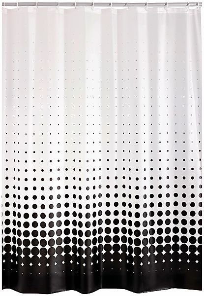 Ridder Duschvorhang Blacky Breite 180 cm günstig online kaufen