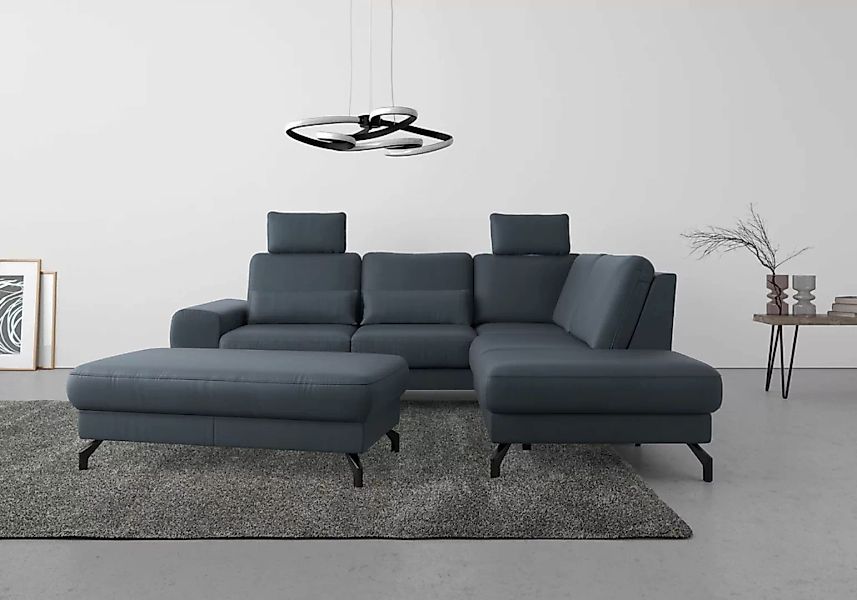sit&more Ecksofa "Cinturo L-Form", inklusive Sitztiefenverstellung und Fede günstig online kaufen