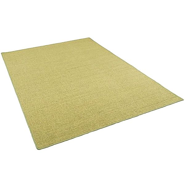 Snapstyle Sisal Natur Teppich Klassisch Grün  160x160 cm günstig online kaufen
