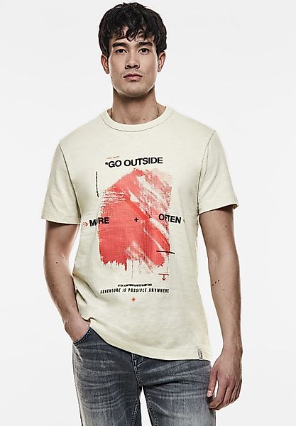 STREET ONE MEN T-Shirt aus reiner günstig online kaufen
