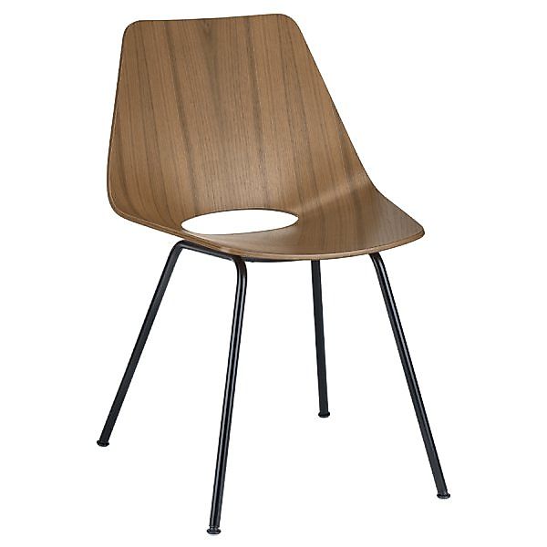 THONET S 661 Stahlrohrstuhl | Edelholz Nussbaum | Gestell schwarz günstig online kaufen