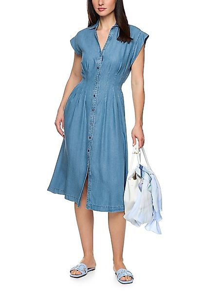 Marc Cain Jeanskleid Serene Hues Premium Damenmode Midi-Denimkleid, figurbe günstig online kaufen
