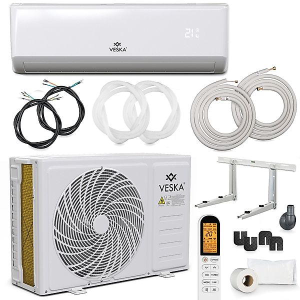 VESKA Split-Klimagerät Inverter Klimaanlage 12000 BTU günstig online kaufen