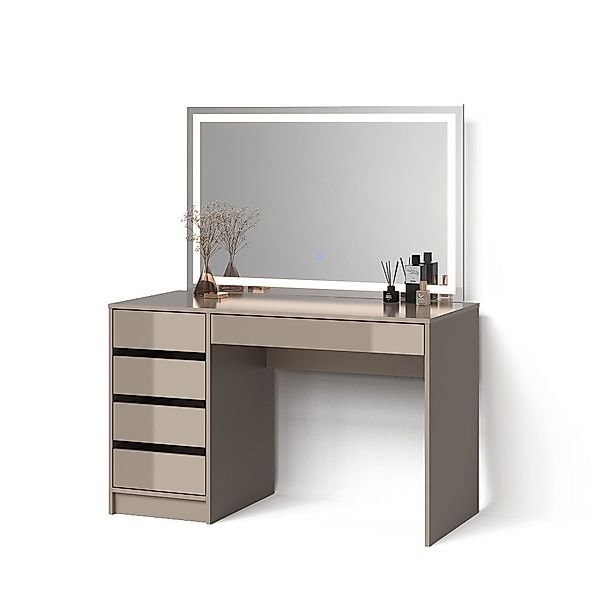 Livinity® Schminktisch Imola, Greige, 120 cm günstig online kaufen