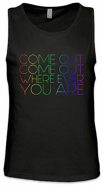 Urban Backwoods Tanktop Come Out Come Out Ärmelloses T-Shirt Queer Gay Schw günstig online kaufen
