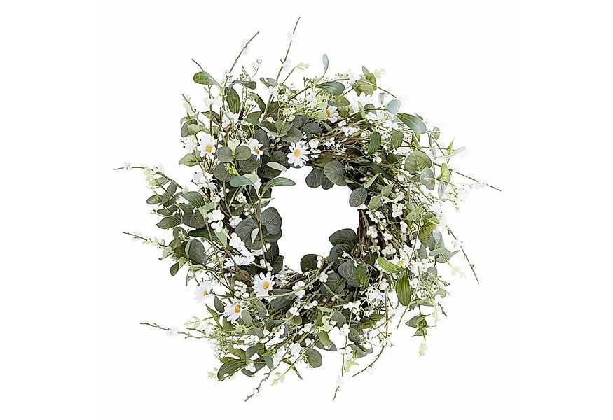 Mirabeau Dekokranz Kranz Mixale grün/weiß günstig online kaufen