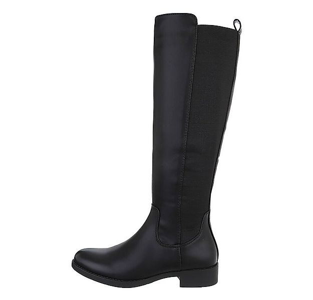 Ital-Design Damen Freizeit Stiefel (85080976) Blockabsatz Flache Stiefel in günstig online kaufen