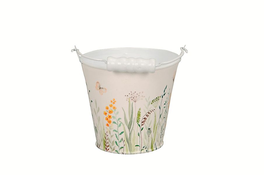 finehomegarden Blumentopf Eimer Metall mit Henkel günstig online kaufen