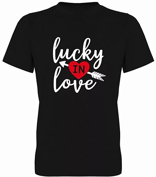 G-graphics T-Shirt Lucky in love Herren T-Shirt, mit trendigem Frontprint, günstig online kaufen