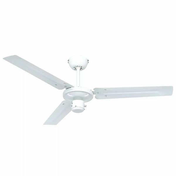 CASAFAN Deckenventilator mit Zugkette Tristar-Z Weiß 122 cm günstig online kaufen