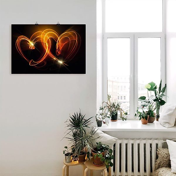 Artland Wandbild »Verbundenheit«, Herzen, (1 St.) günstig online kaufen