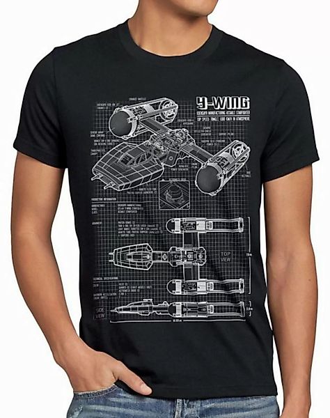 style3 T-Shirt Y-Wing rebellion star krieg wars imperium der sterne vader x günstig online kaufen