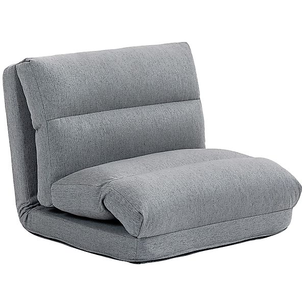 HOMCOM Relaxsessel Bodenstuhl mit Rückenlehne (Klappbett, günstig online kaufen
