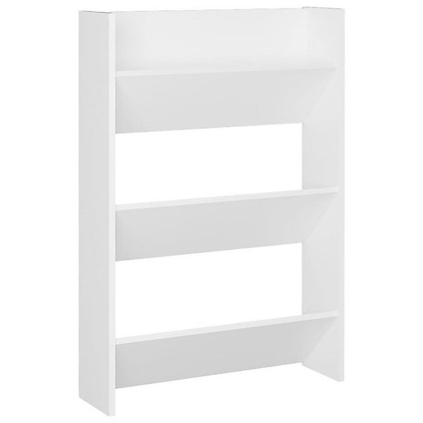vidaXL Schuhschrank Wand-Schuhschrank Weiß 60x18x90 cm Spanplatte günstig online kaufen