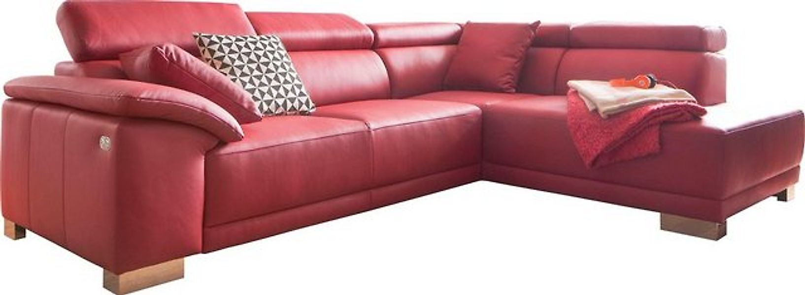 3C Candy Ecksofa "Menorca modern und bequem, OTTOs Choice, L-Form", Kopftei günstig online kaufen