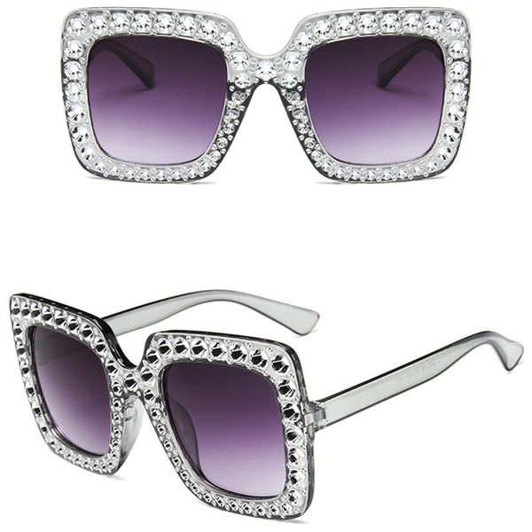 autolock Sonnenbrille Kristall Sonnenbrille Damen, Square günstig online kaufen