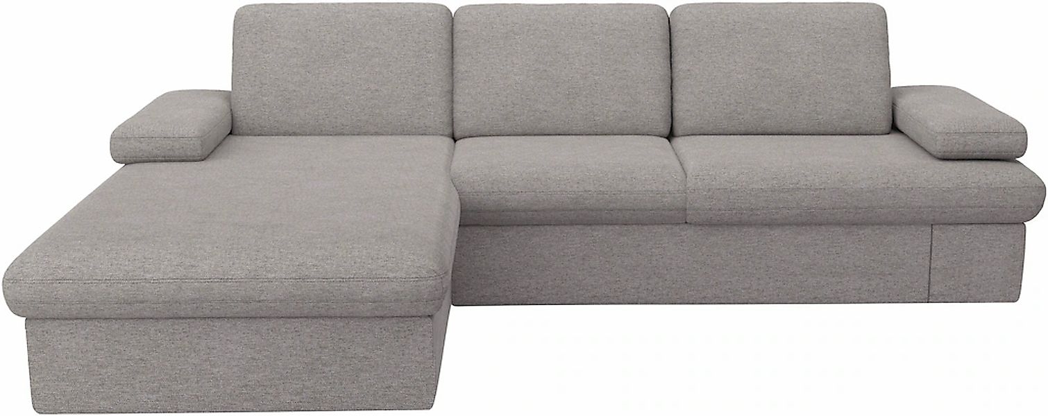 sit&more Ecksofa »Moreno L-Form, B: 247 cm« mit Armteilverstellung, optiona günstig online kaufen