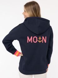 Zwillingsherz Sweatjacke ""Moin ZH"" Langarm, Kapuze, Reißverschluss, modis günstig online kaufen