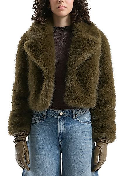 QS Jackenblazer in Felloptik günstig online kaufen