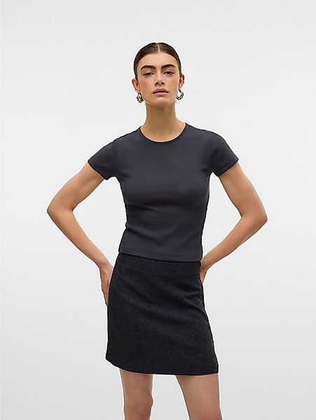 Vero Moda Kurzarmshirt VMCHLOE SS SHORT TOP JRS NOOS Baumwollmischung günstig online kaufen